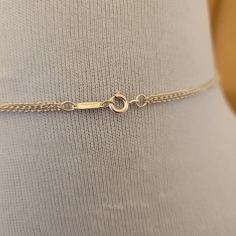 Tiffany & Co. Elegant Silver Infinity Necklace Box & Pouch - Picture 5 of 8